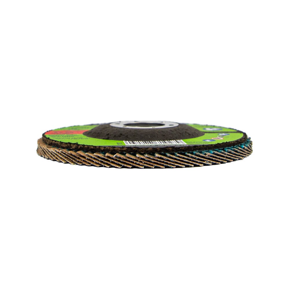 Flap Disc, Type 27 (Depressed Center), 4-1/2 in x 7/8 in, ZA60
